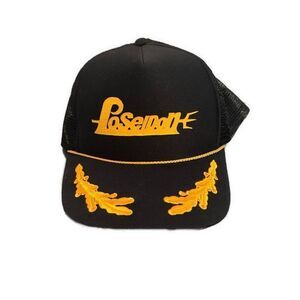 Poseiden Otto Collection Black Yellow Hat